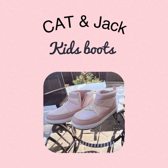 CAT & JACK GIRL BOOTS SIZE 3. These are new but the tags are missing. - Picture 4 of 10
